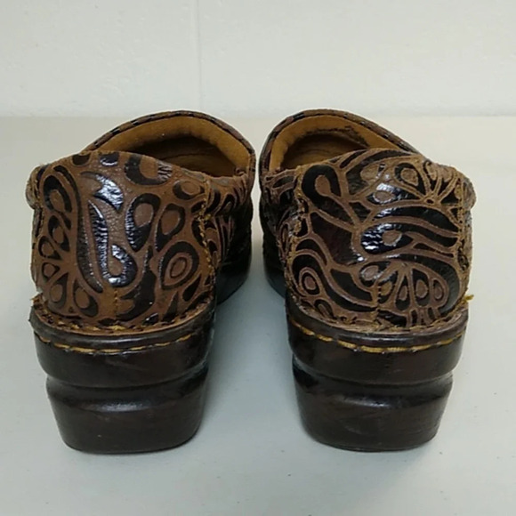 B.O.C. Born/Brown/Leather/Comfort/Slip-on/Clog/Shoe/8 - Picture 4 of 11
